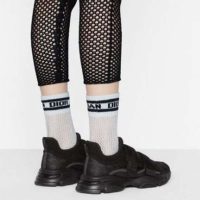 Dior Women D-Wander Sneaker Uber Black Dior Oblique Technical Fabric