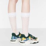 Dior Women D-Wander Sneaker Uber Cypress Green Camouflage Tie & Dior Technical Fabric - immagine 14