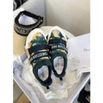 Dior Women D-Wander Sneaker Uber Cypress Green Camouflage Tie & Dior Technical Fabric - immagine 5