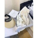 Dior Women D-Wander Sneaker Uber White Camouflage Technical Fabric - Image 8