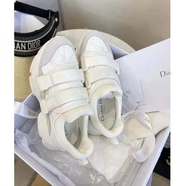 Dior Women D-Wander Sneaker Uber White Camouflage Technical Fabric (4)