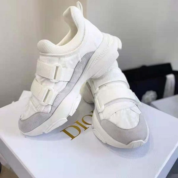 Dior Women D-Wander Sneaker Uber White Camouflage Technical Fabric (6)