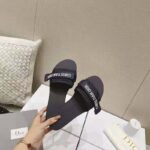 Dior Women Dio(r) Evolution Slide Denim Blue Camouflage Technical Fabric – Bild 7