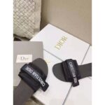 Dior Women Dio(r) Evolution Slide Denim Blue Camouflage Technical Fabric – Bild 10