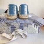 Dior Women Dior Granville Espadrille Deep Ocean Blue D-Stripes Embroidered Cotton - Image 6