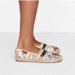 Dior Women Dior Granville Espadrille Multicolor Cotton with Dior Hibiscus Embroidery - Image 10
