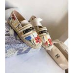 Dior Women Dior Granville Espadrille Multicolor Cotton with Dior Hibiscus Embroidery - Image 4