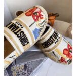 Dior Women Dior Granville Espadrille Multicolor Cotton with Dior Hibiscus Embroidery - Image 6