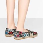 Dior Women Dior Granville Espadrille Multicolor Mille Fleurs Embroidered Cotton - Image 11