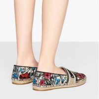 Dior Women Dior Granville Espadrille Multicolor Mille Fleurs Embroidered Cotton