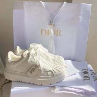 Dior Women Dior-ID Sneaker White Calfskin and Rubber