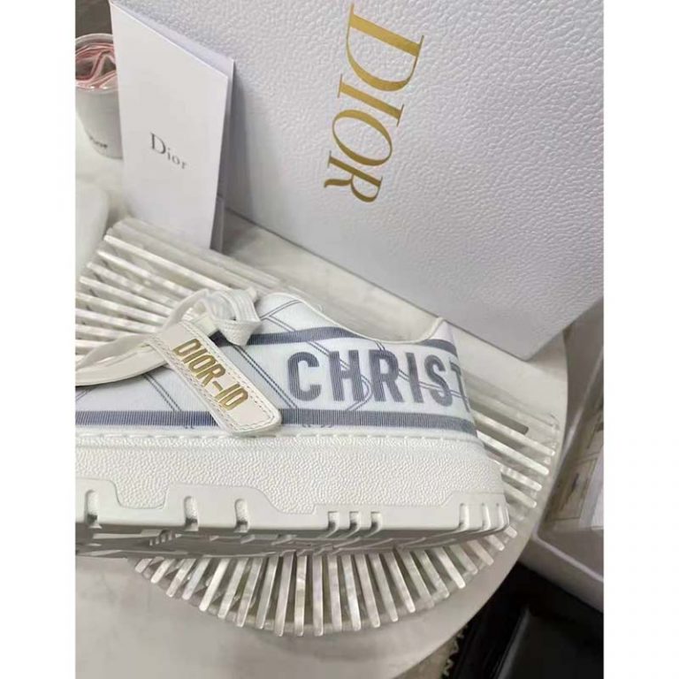 dior id sneaker white