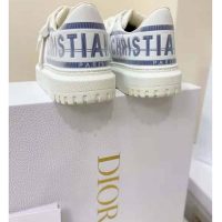 Dior Women Dior-ID Sneaker White and French Blue Technical Fabric