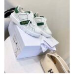 Dior Women Dior-ID Sneaker White and Green Calfskin and Rubber - Imagen 2