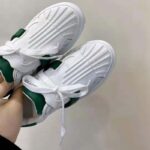 Dior Women Dior-ID Sneaker White and Green Calfskin and Rubber - Imagen 8