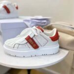 Dior Women Dior-ID Sneaker White and Nude Calfskin and Rubber - Image 3