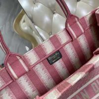 Gucci GG Women Dior Book Tote Pink D-Stripes Embroidery (11)