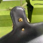 Gucci GG Women Online Exclusive GG Marmont Mini Bag Pastel Blue Butter Diagonal Matelassé Leather - Image 11