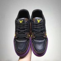 Louis Vuitton LV Men LV Trainer Sneaker Calf Leather and Monogram Canvas