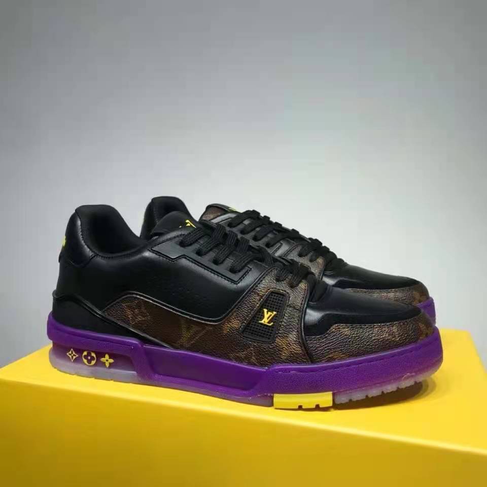 Louis Vuitton, Shoes, Louis Vuitton Mens A9g51 Lv Trainer Sneaker Sz 995