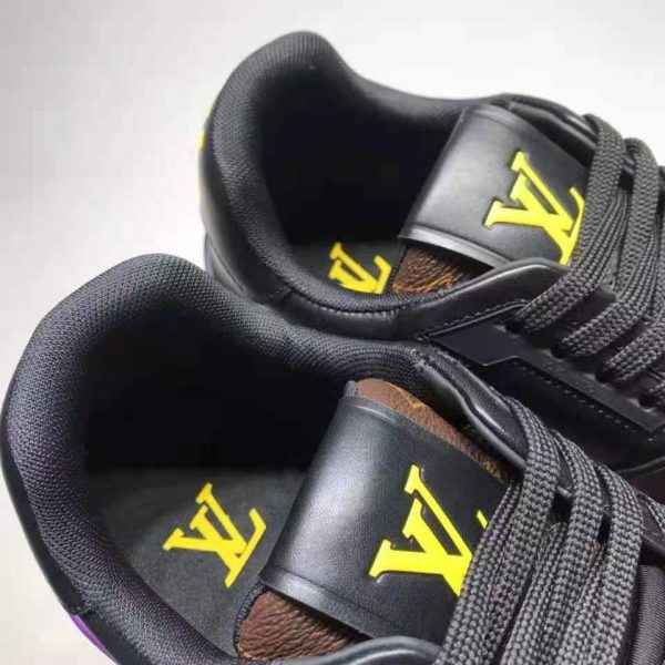 Louis Vuitton LV Men LV Trainer Sneaker Calf Leather and Monogram Canvas (7)
