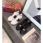 Louis Vuitton LV Unisex Frontrow Sneaker White Calf leather Patent Monogram Canvas - Imagen 8