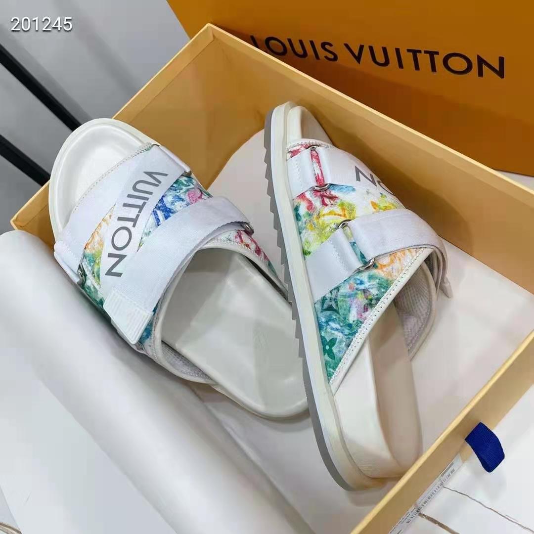 LOUIS VUITTON Monogram Mens Honolulu Mule 11 653780