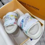 Louis Vuitton LV Unisex Honolulu Mule White Pastel Monogram Textile - Bild 5
