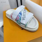 Louis Vuitton LV Unisex Honolulu Mule White Pastel Monogram Textile - Bild 2