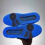 Louis Vuitton LV Unisex LV Trainer Sneaker Black Monogram-Embossed Grained Calf Leather – Bild 8