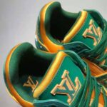 Louis Vuitton LV Unisex LV Trainer Sneaker Green Monogram-Embossed Grained Calf Leather – Bild 10
