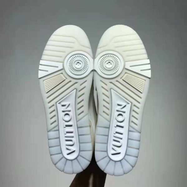 Louis Vuitton LV Unisex LV Trainer Sneaker Monogram Denim with Tonal Suede Calf Leather (10)