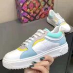 Louis Vuitton LV Unisex Light Blue Monogram-Embossed Lamb Leather and Calf Leather – Bild 6