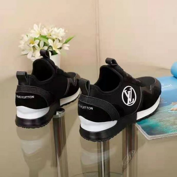 Louis Vuitton LV Women Run Away Sneaker Black Mix of Materials Technical Rubber (1)