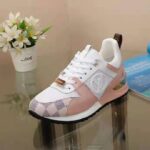 Louis Vuitton LV Women Run Away Sneaker White Damier Azur Canvas – Bild 3