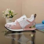 Louis Vuitton LV Women Run Away Sneaker White Damier Azur Canvas – Bild 7