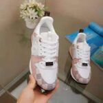 Louis Vuitton LV Women Run Away Sneaker White Damier Azur Canvas – Bild 8
