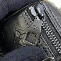 Louis Vuitton Unisex Keepall XS Black Monogram Seal Cowhide Leather