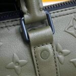 Louis Vuitton Unisex Keepall XS Khaki Monogram Seal Cowhide Leather - Bild 12