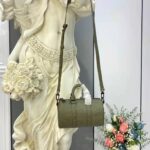 Louis Vuitton Unisex Keepall XS Khaki Monogram Seal Cowhide Leather - Bild 4