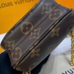 Louis Vuitton Unisex Utility Phone Sleeve in Monogram Canvas Natural Cowhide Leather - Image 9