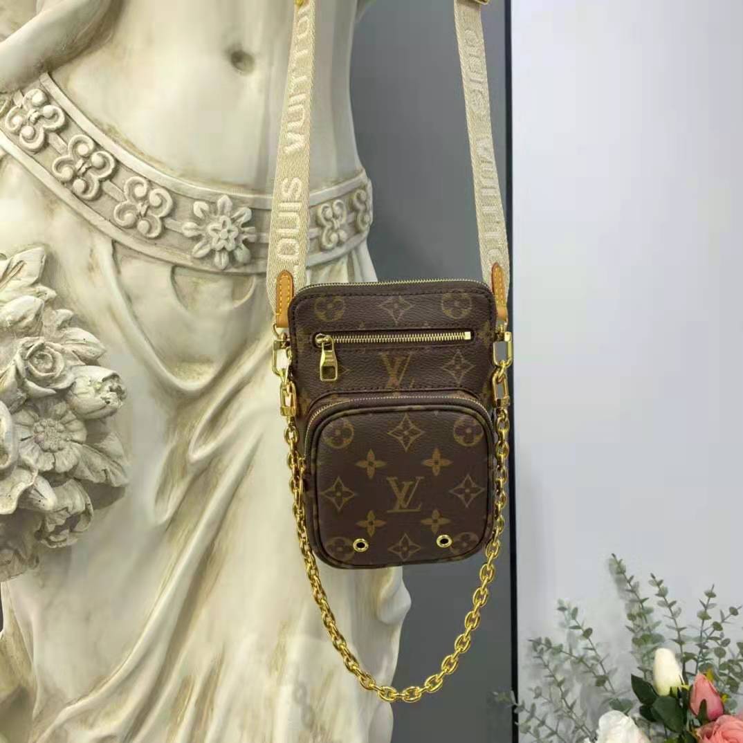 Louis Vuitton Monogram Utility Phone Sleeve - Brown Crossbody Bags,  Handbags - LOU675847