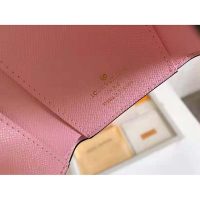 Louis Vuitton Unisex Victorine Wallet Pink Monogram Coated Canvas Cowhide Leather
