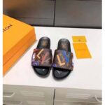 Louis Vuitton Unisex Waterfront Mule Ebene Monogram Rubber Fully Waterproof - immagine 3