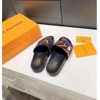 Louis Vuitton Unisex Waterfront Mule Ebene Monogram Rubber Fully Waterproof