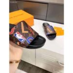 Louis Vuitton Unisex Waterfront Mule Ebene Monogram Rubber Fully Waterproof - immagine 12