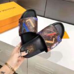 Louis Vuitton Unisex Waterfront Mule Ebene Monogram Rubber Fully Waterproof - immagine 8