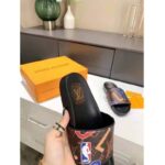 Louis Vuitton Unisex Waterfront Mule Ebene Monogram Rubber Fully Waterproof - immagine 10