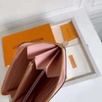 Louis Vuitton Unisex Zippy Wallet Mist Gray Monogram Coated Canvas Cowhide Leather - Image 8