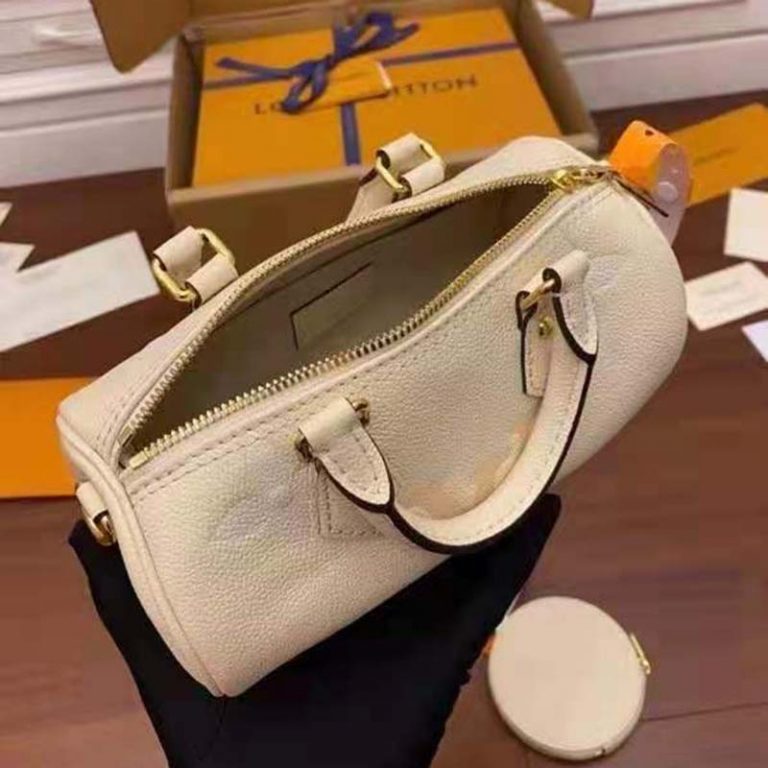 Cream Leather Handbags For Women
